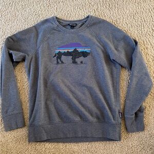 Patagonia Gray Crewneck Sweater